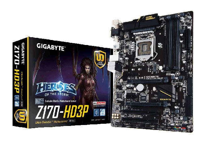 Дънни платки Gigabyte GA-Z170-HD3P