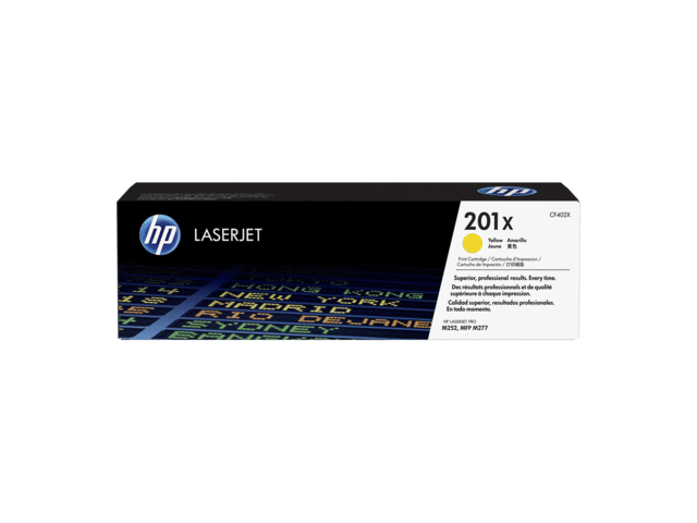 Консумативи Оригинален тонер HP 201X High Capacity Yellow