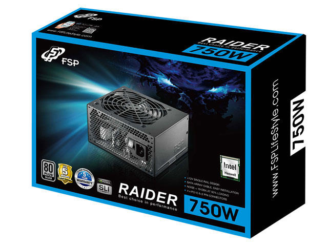 Захранвания за компютри Fortron Raider 750W 