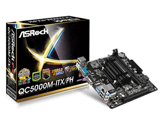 Дънни платки ASRock QC5000M-ITX/PH
