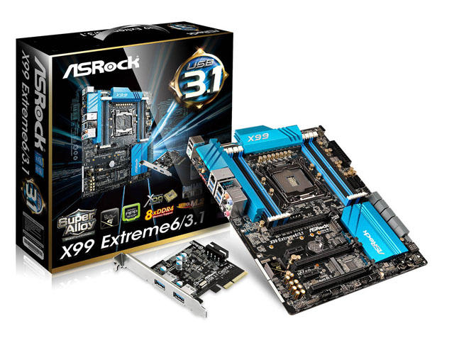 Дънни платки ASRock X99 Extreme6/3.1