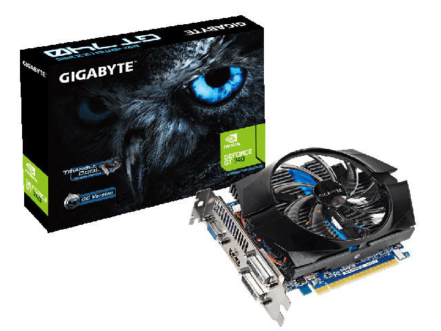 Видео карти Gigabyte GeForce GT 740 2GB GV-N740D5OC-2GI