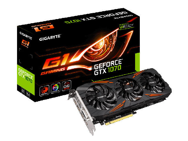 Видео карти Gigabyte GeForce GTX 1070 G1 Gaming