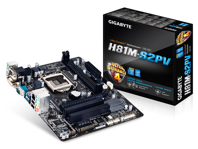 Дънни платки Gigabyte GA-H81M-S2PV