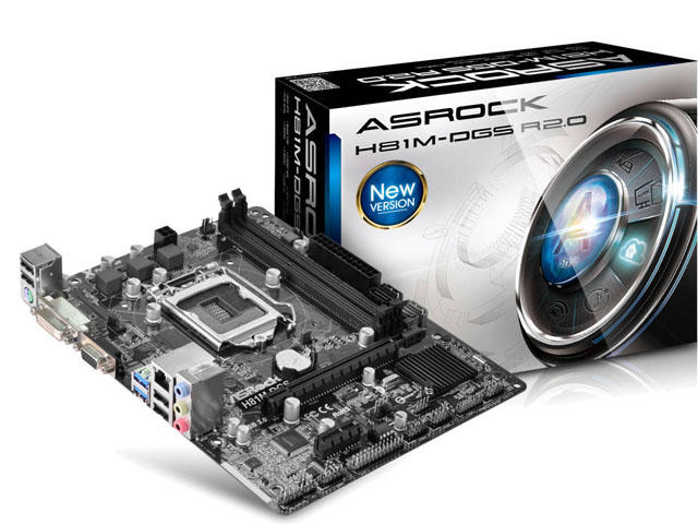 Дънни платки ASRock H81M-DGS R2.0