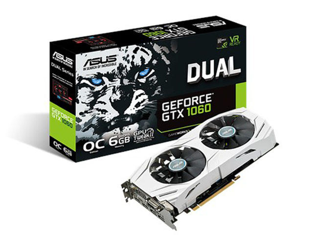 Видео карти ASUS DUAL GeForce GTX 1060 O6G