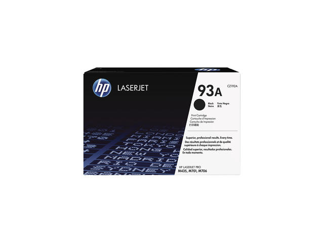Консумативи Оригинален тонер HP 93A, черно