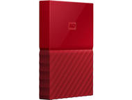 Външни HDD 3TB WD My Passport, в червено