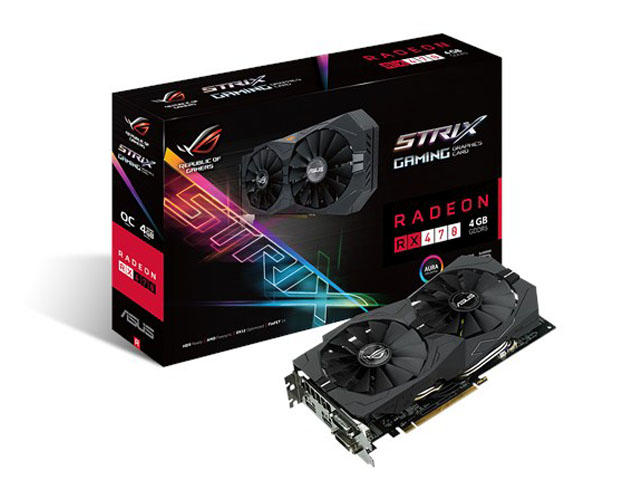 Видео карти ASUS ROG STRIX Radeon RX470-O4G-GAMING