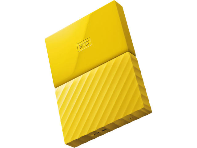 Външни HDD 1TB WD My Passport, в жълто