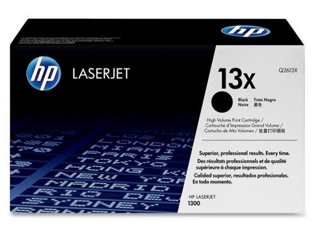 Консумативи Оригинален тонер HP 13X Black LaserJet