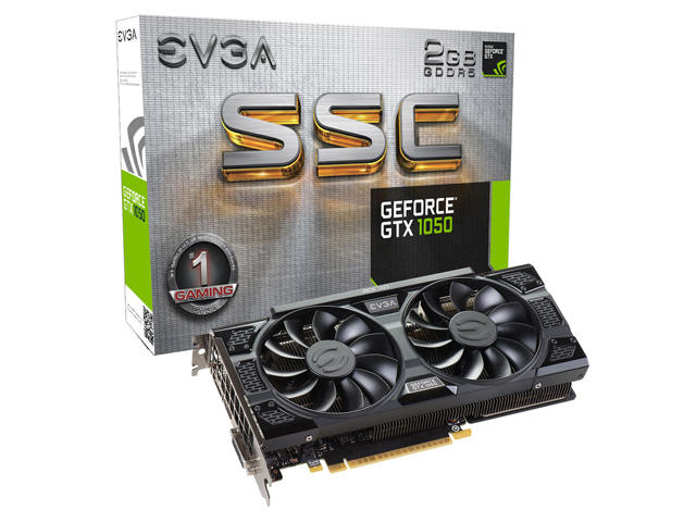 Видео карти EVGA GeForce GTX 1050 SSC GAMING 2G