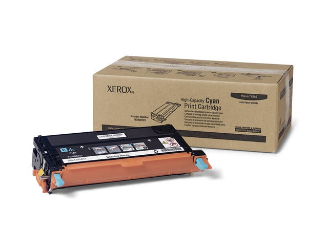 Консумативи Оригинален Xerox Phaser 6180 Cyan High capacity print cartridge