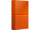 Външни HDD 2TB WD My Passport, в оранжево