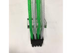 Кабели за компоненти Gelid Cable 6+2 Pin VGA (PCI-e) with Green/White Sleeving 