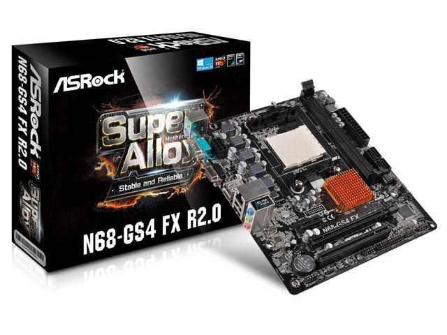 Дънни платки ASRock N68-GS4 FX R2.0