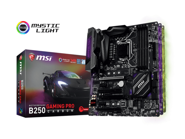 Дънни платки MSI B250 GAMING PRO CARBON