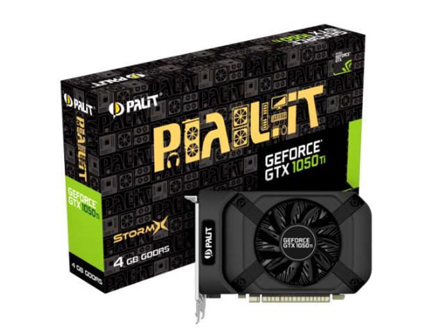 Видео карти Palit GeForce GTX 1050 Ti StormX 