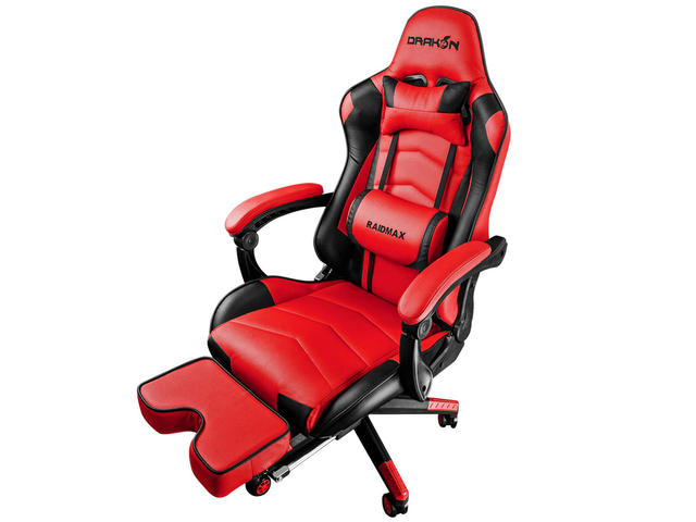 Геймърски столове RAIDMAX DK709RD черен/червен