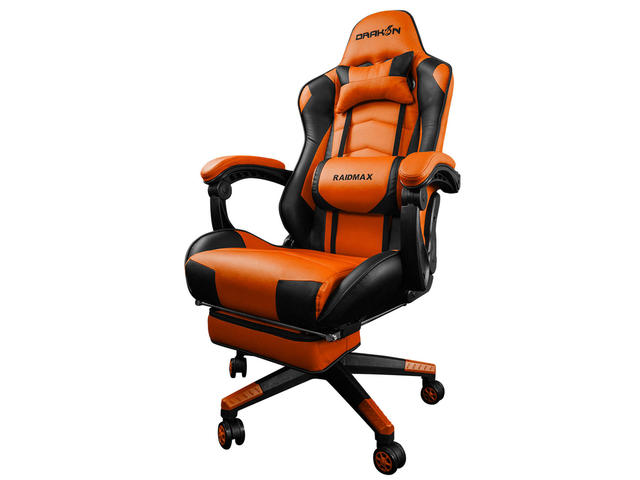 Геймърски столове RAIDMAX DK709OG черен/оранжев
