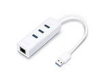 Безжични адаптери TP-Link UE330 USB 3.0 3-Port Hub & Gigabit Ethernet