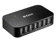 Безжични адаптери D-Link DUB-H7/E 7-Port USB 2.0 Hub