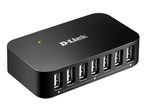 Безжични адаптери D-Link DUB-H7/E 7-Port USB 2.0 Hub