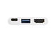 Кабели и Адаптери  Hama 3в1 USB-C Multiport адаптер за USB 3.1