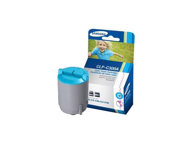Консумативи Оригинален Samsung CLP-C300A Cyan Toner
