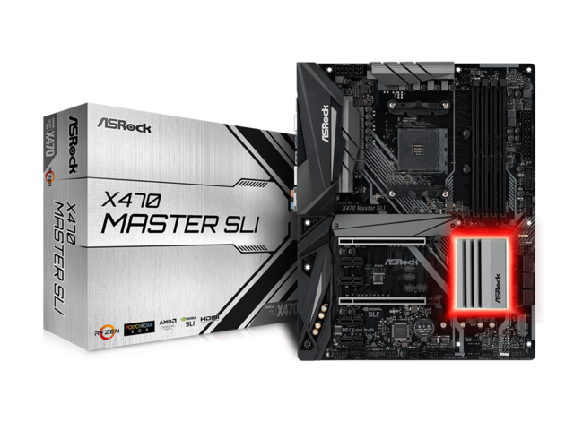 Дънни платки ASRock X470 Master SLI