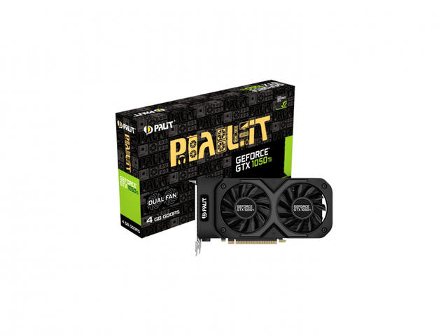 Видео карти Palit GeForce GTX 1050 Ti Dual 4G