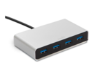 Кабели и Адаптери Moshi iLynx 3.0: 4-port USB 3.0 hub - Silver