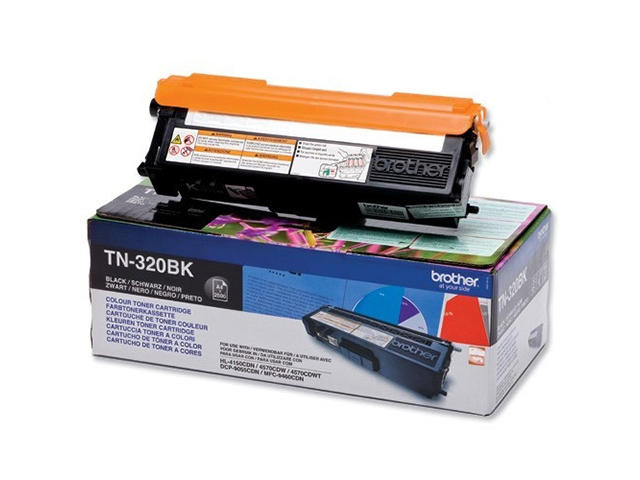Консумативи Оригинален Brother TN-320BK Toner Cartridge Standard