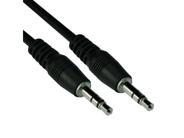 Кабели и Адаптери VCom Аудио Кабел 3.5mm Stereo M / M - CV201-0.5m
