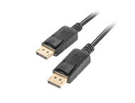 Кабели и Адаптери Lanberg кабел Cable DisplayPort M/M 3m 4K Black