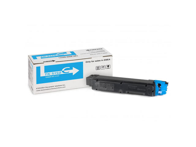 Консумативи Оригинална тонер касета Kyocera TK-5150C, синя