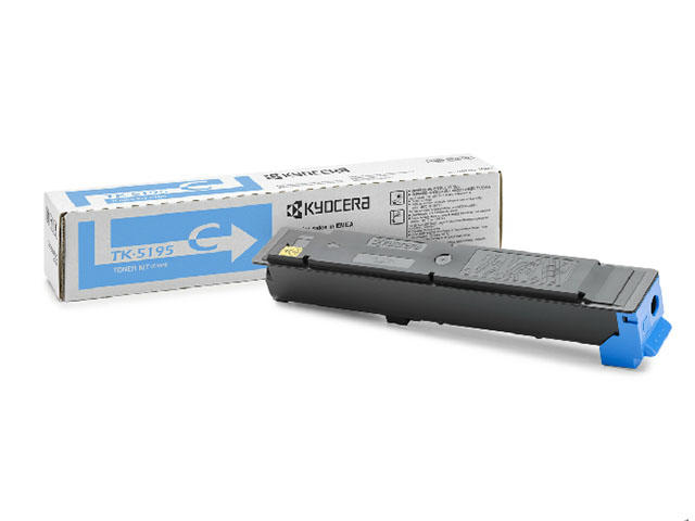 Консумативи Оригинална тонер касета Kyocera TK-5195C, синя