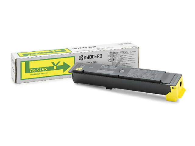 Консумативи Оригинална тонер касета Kyocera TK-5195Y, жълта