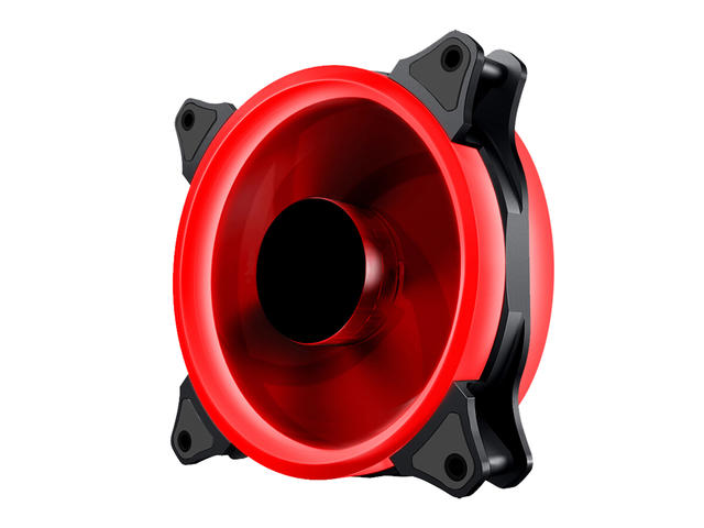 Вентилатори Makki Fan 120mm - RED LED Double Ring