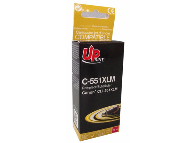 Консумативи Съвместим UPRINT CLI-551XL Magenta, Canon
