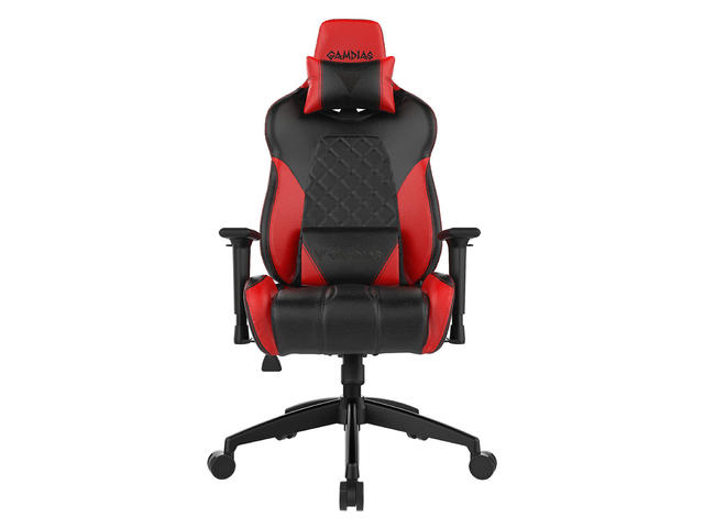 Геймърски столове Gamdias Achilles E1-L RGB, червено