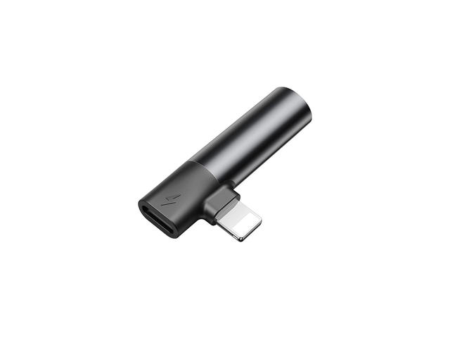 Кабели и Адаптери Baseus Lightning & Audio Adapter, в черно