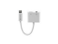 Кабели и Адаптери 4smarts Audio and Charging Splitter Lightning to Lightning & 3.5mm Aux