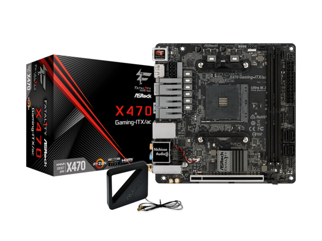 Дънни платки ASRock Fatal1ty X470 Gaming-ITX/ac
