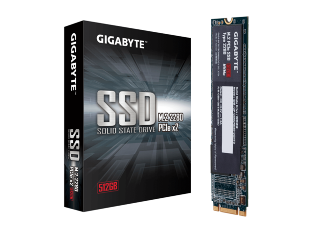SSD 512GB Gigabyte M.2 NVMe