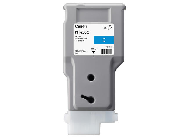 Консумативи Оригинален Canon Pigment Ink Tank PFI-206, Cyan