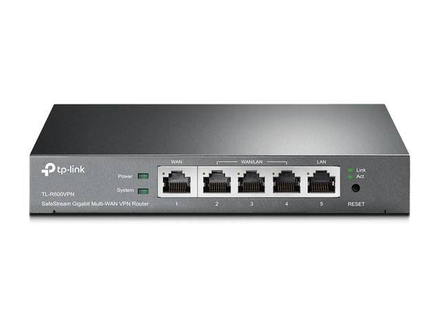 Мрежово оборудване TP-Link TL-R600VPN SafeStream Gigabit Multi-WAN Desktop VPN Router