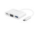 Кабели и Адаптери Macally USB-C to VGA Multiport Adapter