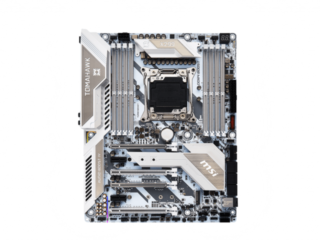 Дънни платки MSI X299 TOMAHAWK ARCTIC
