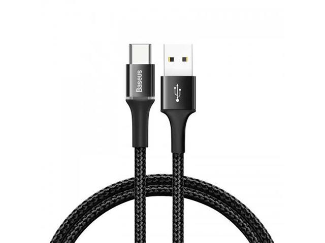 Кабели и Адаптери Baseus Halo USB-C Cable, черен (100см)